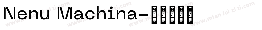 Nenu Machina字体转换